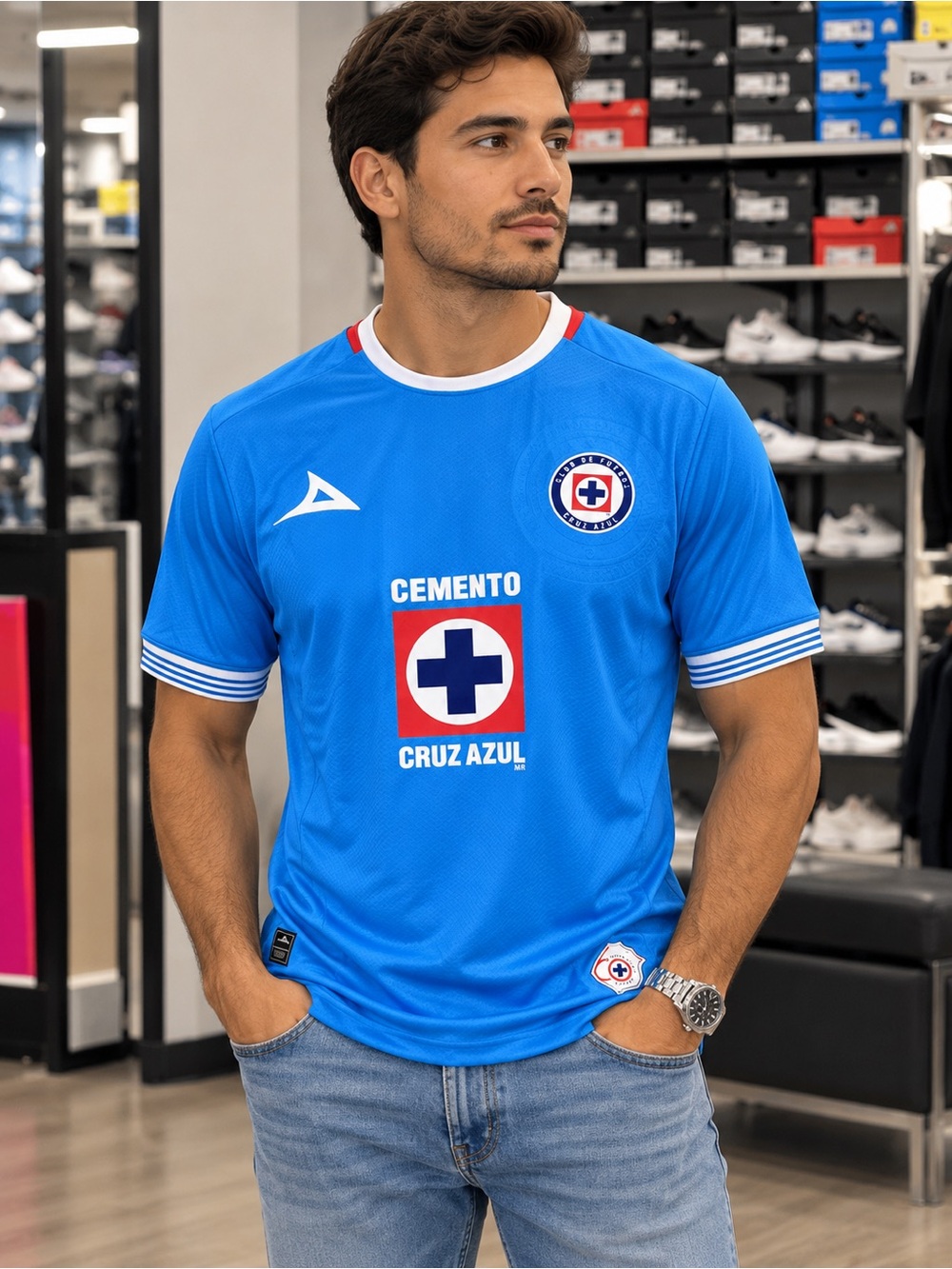 Cruz Azul Pirma Jersey XL 60th Anniversary Liga MX Soccer Futbol Shirt NWT